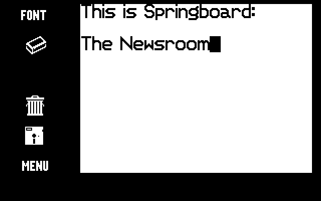 Springboard The Newsroom - Edit